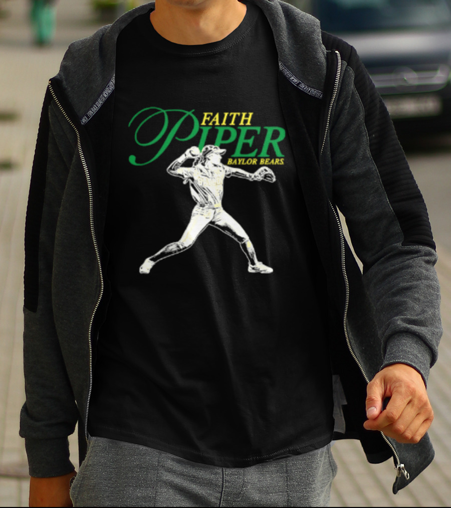 Faith Piper 26 Baylor Bears NCAA Softball Player T-Shirt