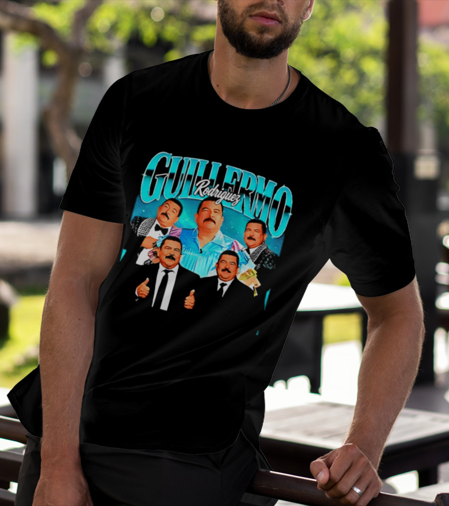 Guillermo Rodriguez 90s Collage Nostalgic Humor Thumbs Up T-Shirt