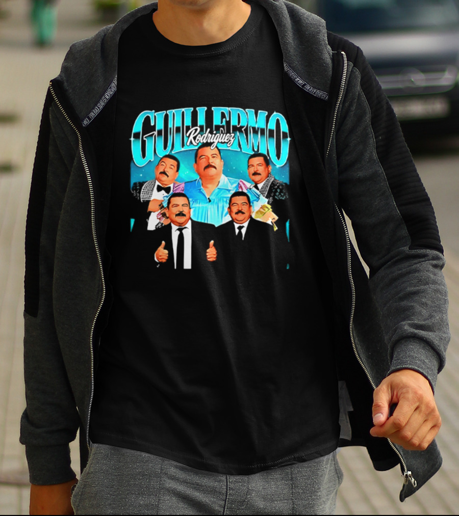 Guillermo Rodriguez 90s Collage Nostalgic Humor Thumbs Up T-Shirt