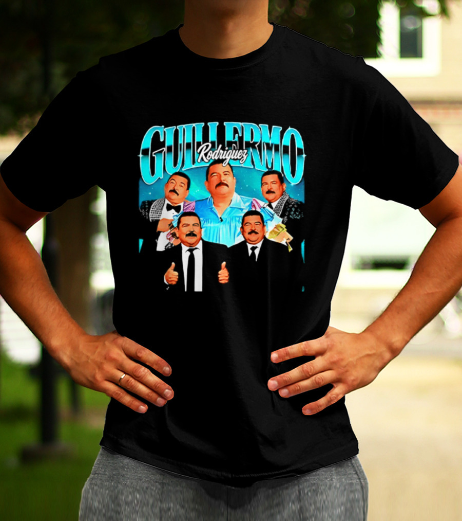Guillermo Rodriguez 90s Collage Nostalgic Humor Thumbs Up T-Shirt