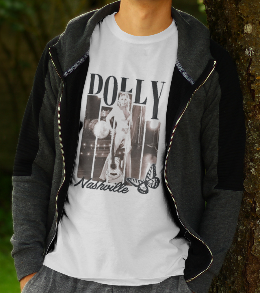Dolly Parton Nashville Country Music Icon Microphone T-Shirt