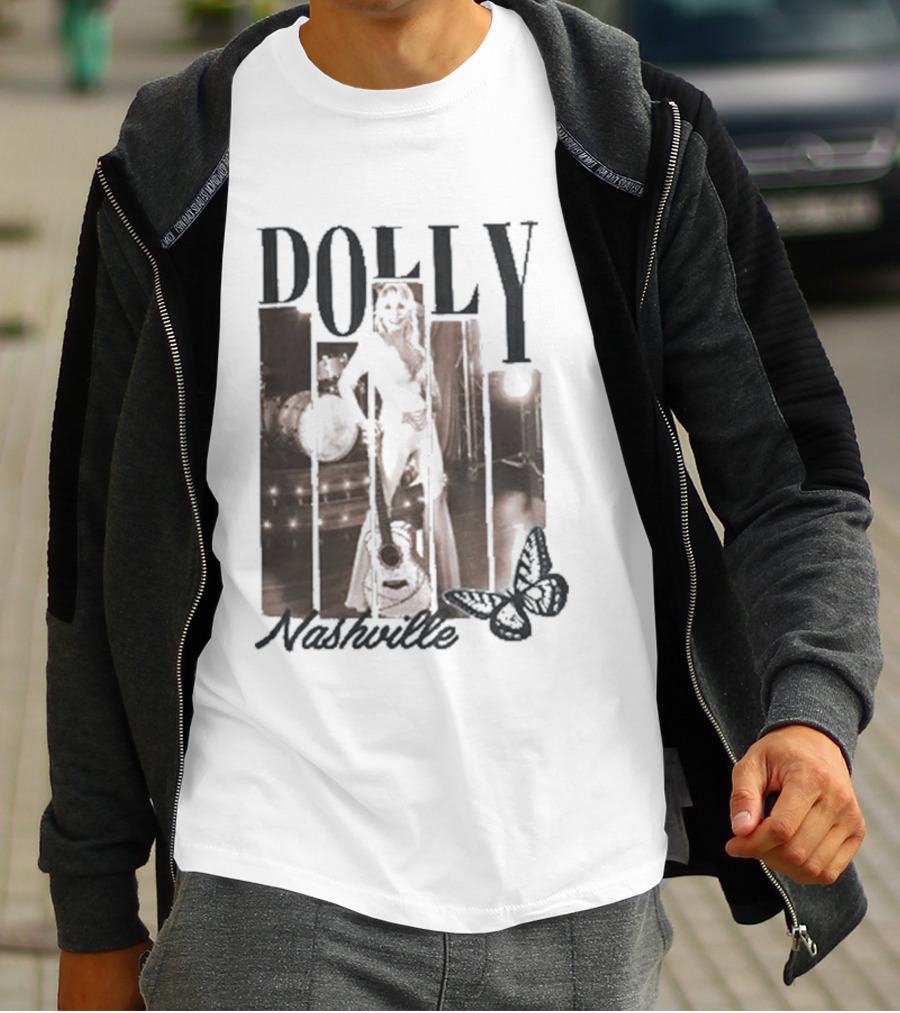 Dolly Parton Nashville Country Music Icon Microphone T-Shirt
