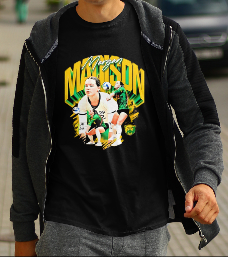 Morgan Madison Baylor Bears Volleyball NCAA Player Action And Team Spirit T-Shirt
