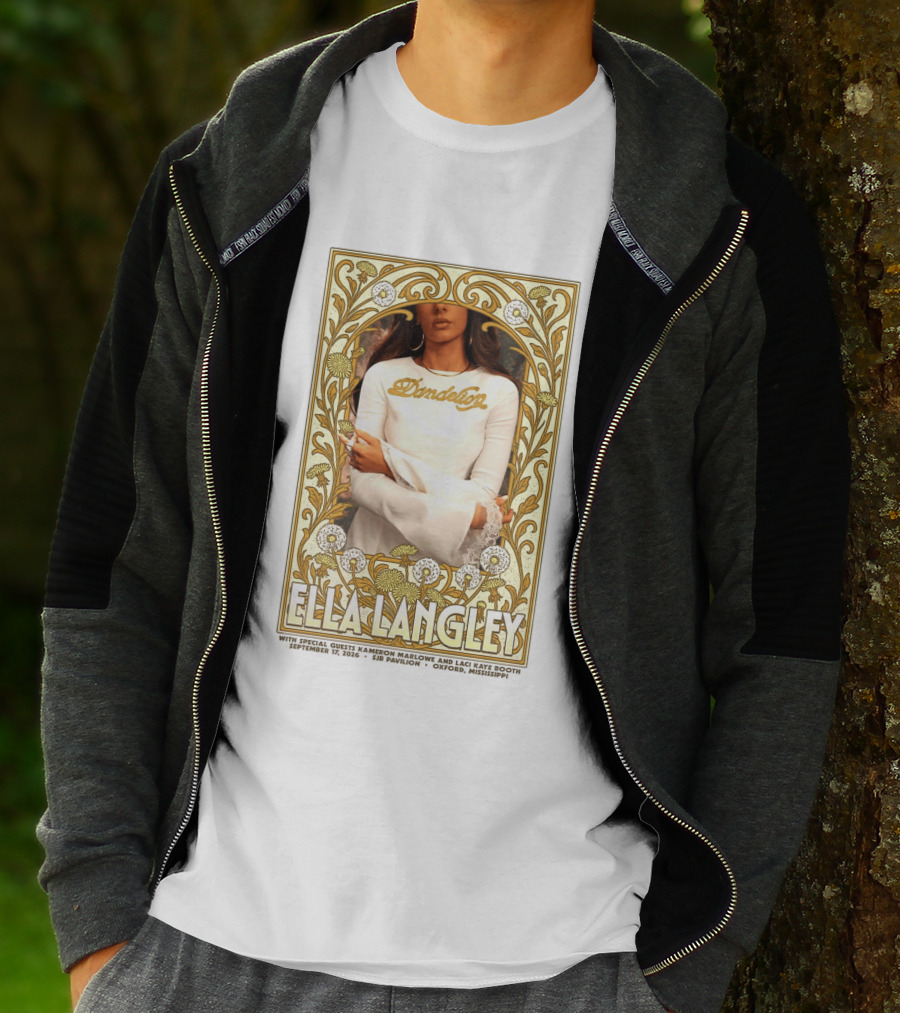 Ella Langley Dandelion Oxford Mississippi Concert September 17 2026 SJB Pavilion T-Shirt