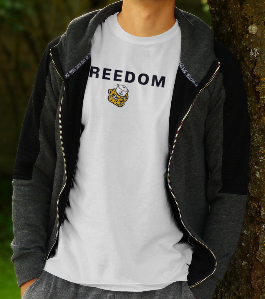 Freedom Michigan Wolverines Wolervbear T-Shirt