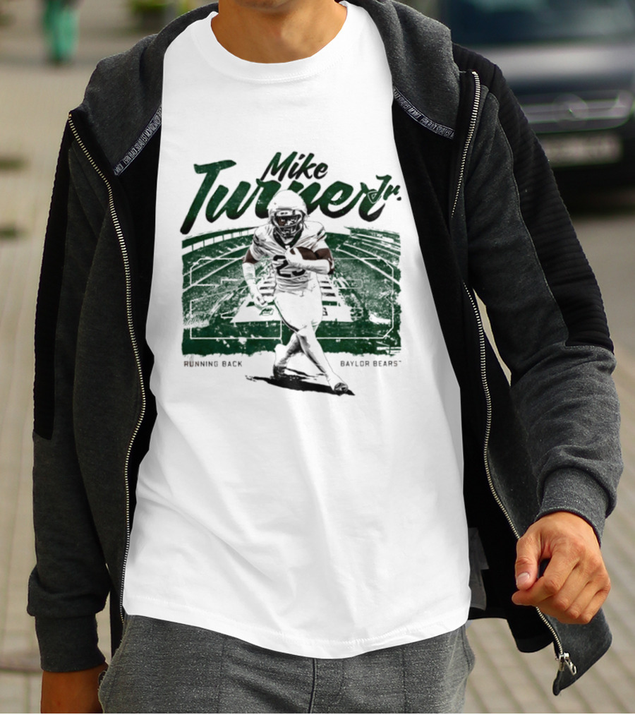 Mike Turner Jr. Running Back Baylor Bears NCAA Football Player T-Shirt