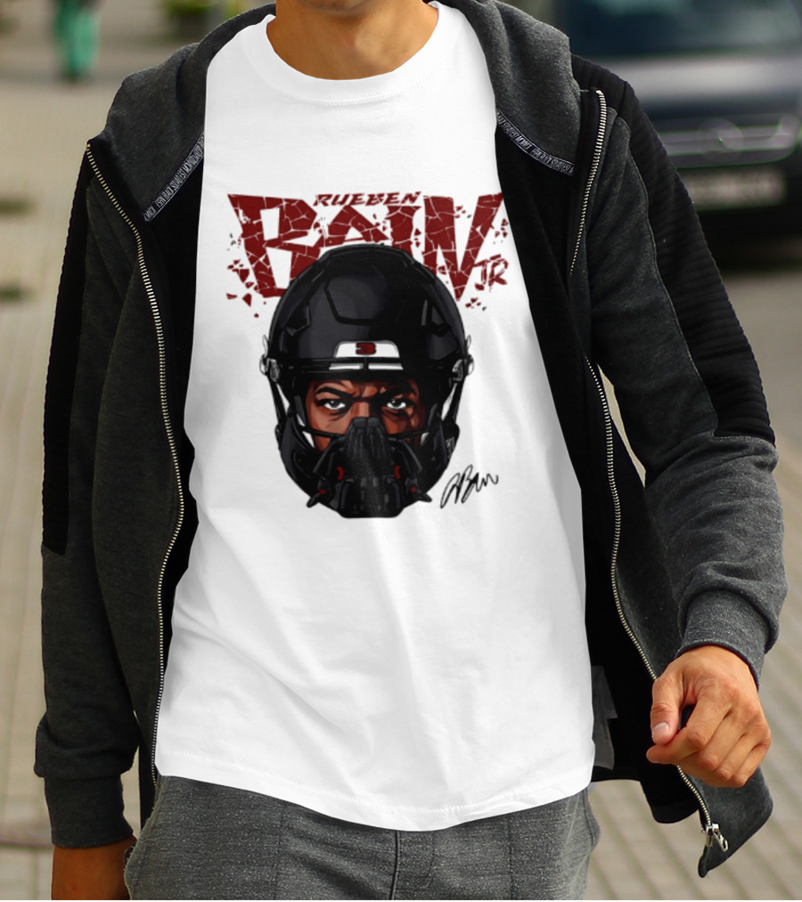 Rueben Bain Jr. Big Head Mask Tampa Bay Buccaneers T-Shirt