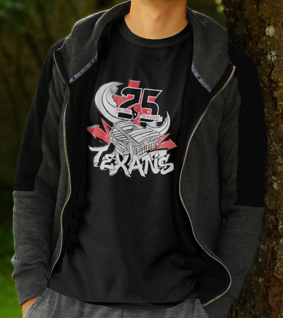 Texans 2026 Est. 2002 25 Seasons Anniversary T-Shirt
