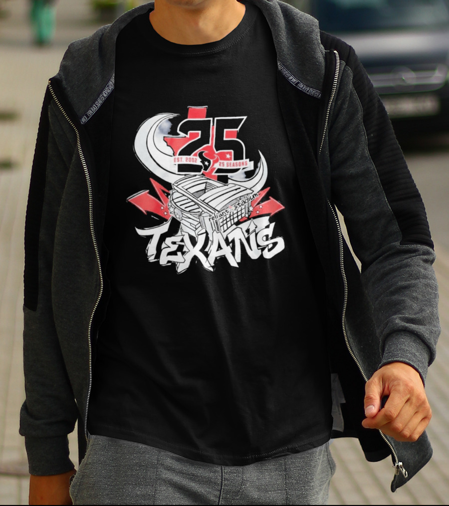 Texans 2026 Est. 2002 25 Seasons Anniversary T-Shirt