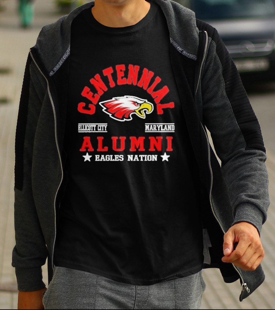 Centennial Alumni Ellicott City Maryland Eagles Nation T-Shirt