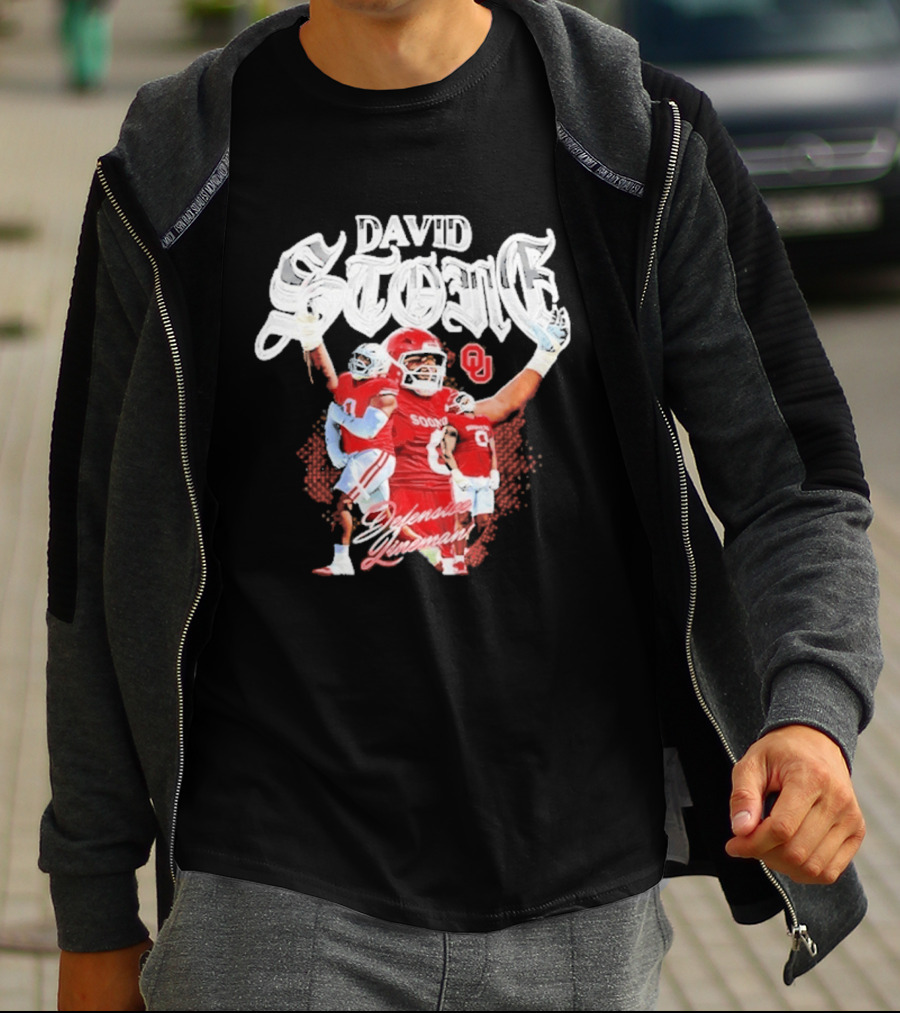 David Stone 0 Oklahoma Sooners Defensive Lineman T-Shirt