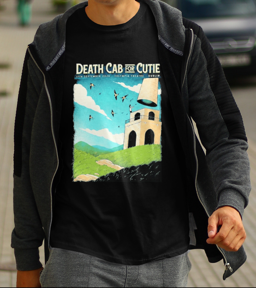 Death Cab For Cutie Olympia Theatre Dublin 17th September 2026 T-Shirt