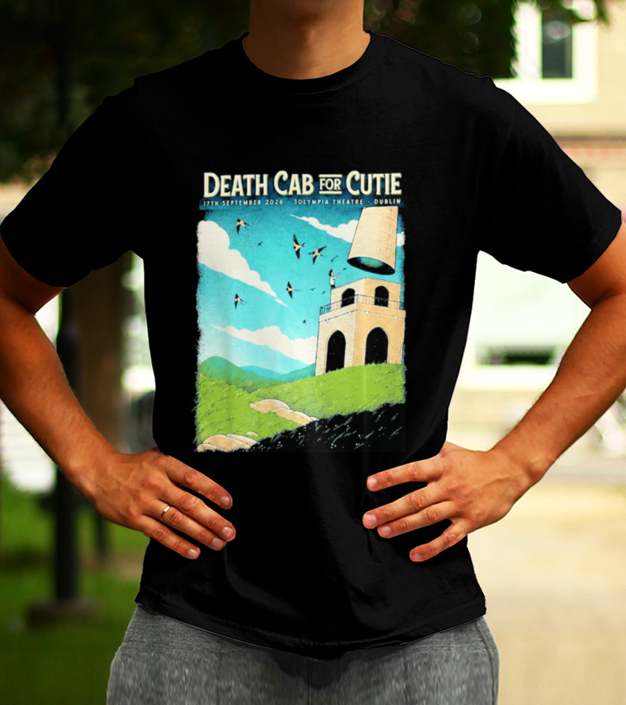 Death Cab For Cutie Olympia Theatre Dublin 17th September 2026 T-Shirt