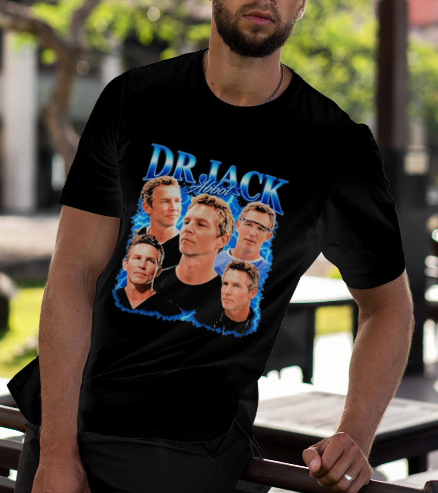 Dr Jack Abbot Multiple Faces Collage T-Shirt