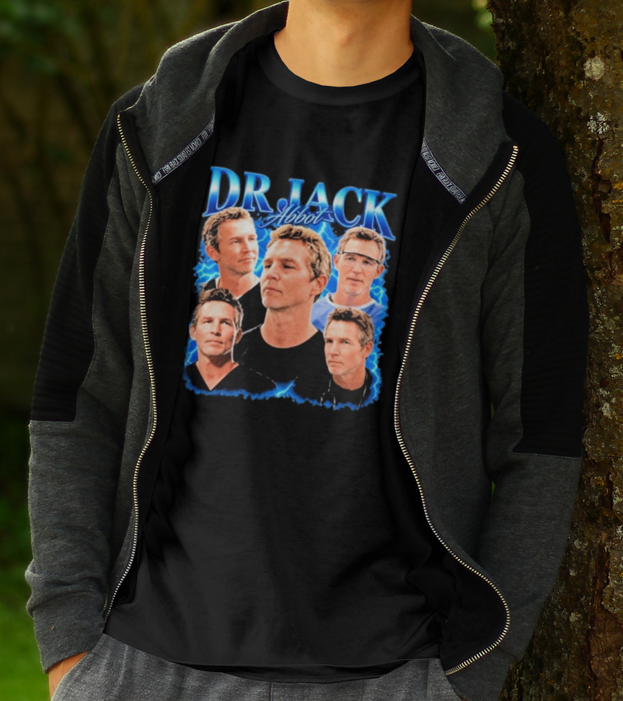 Dr Jack Abbot Multiple Faces Collage T-Shirt
