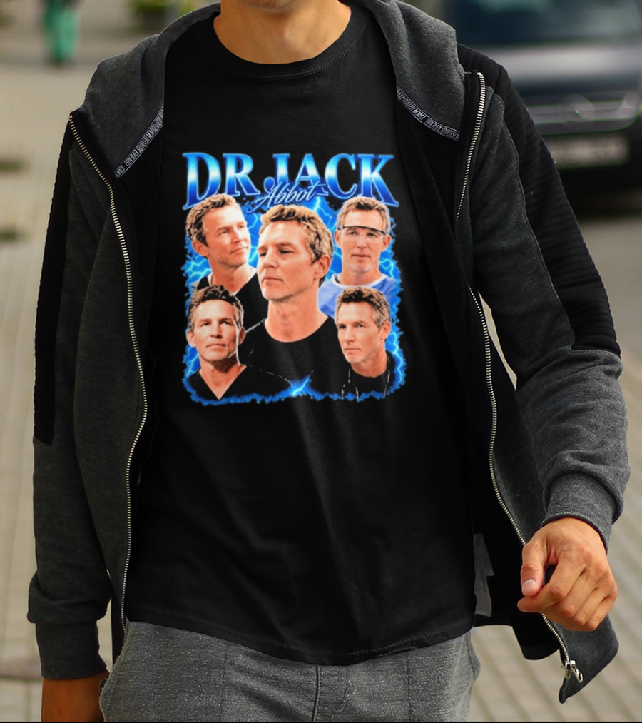 Dr Jack Abbot Multiple Faces Collage T-Shirt