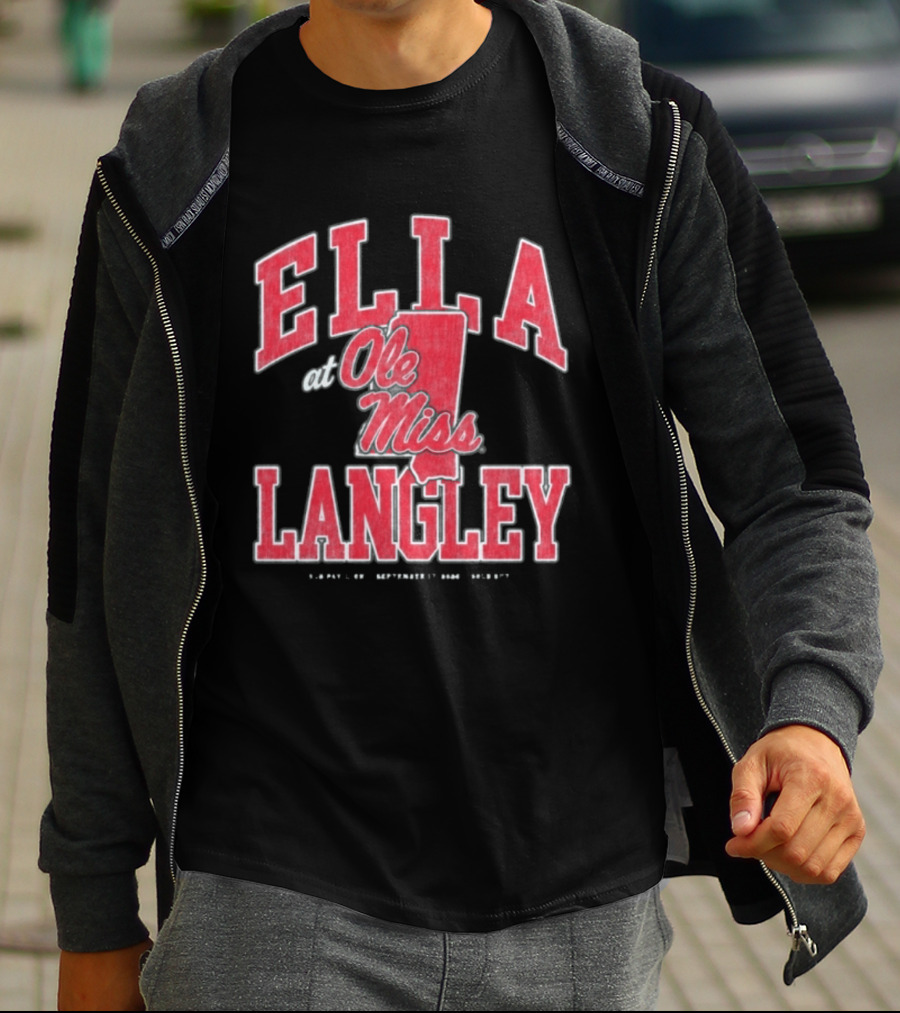 ELLA LANGLEY Ole Miss Mississippi T-Shirt