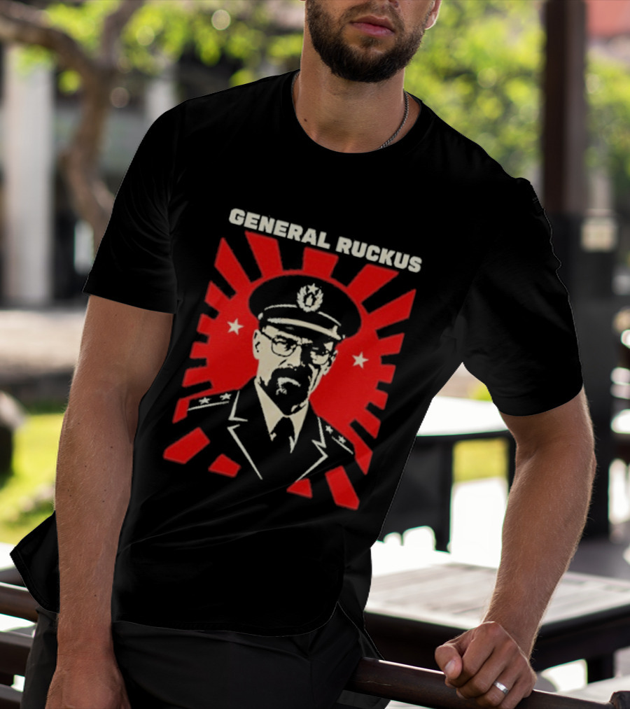 General Ruckus Walter White Red Star Uniform T-Shirt