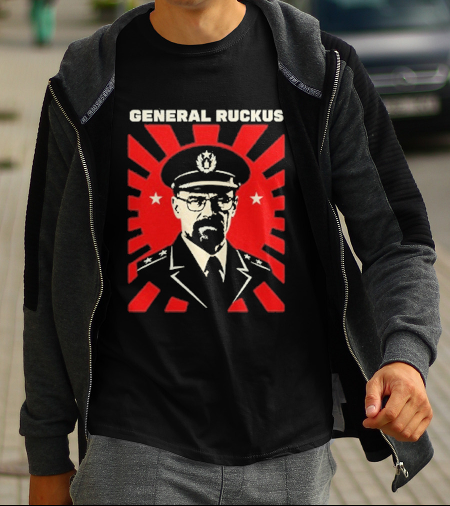 General Ruckus Walter White Red Star Uniform T-Shirt