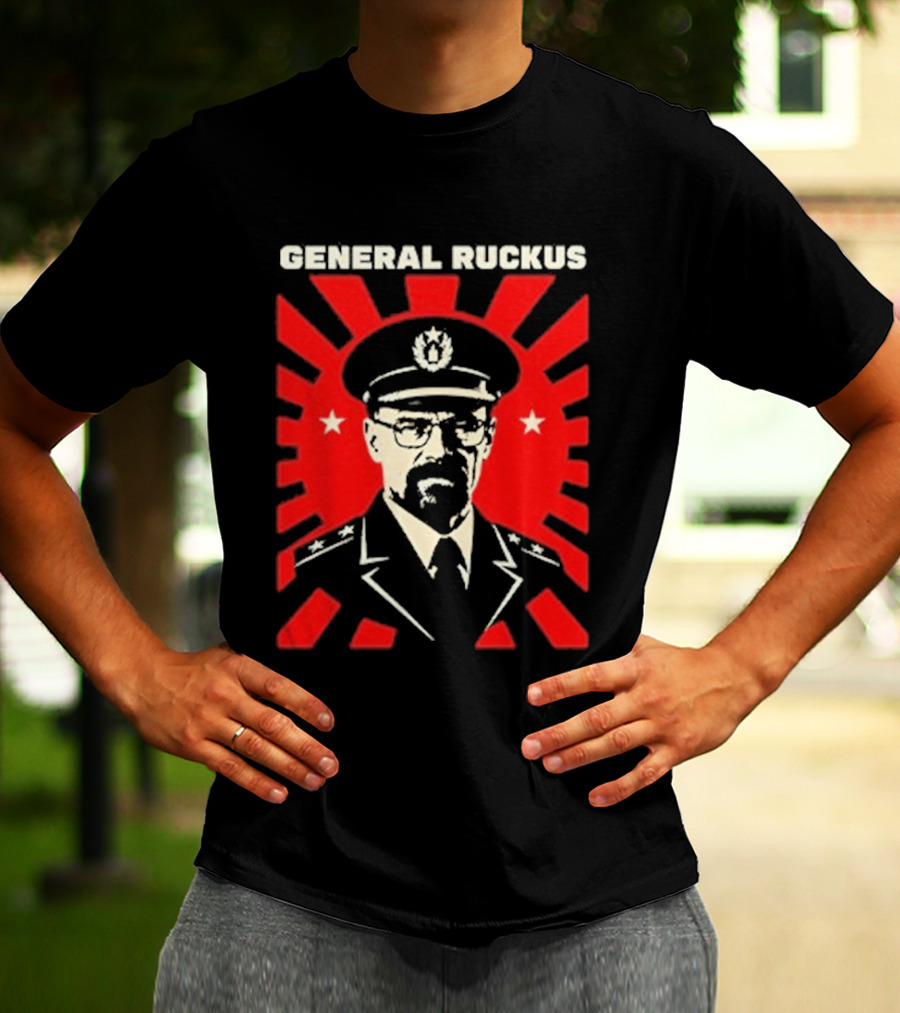 General Ruckus Walter White Red Star Uniform T-Shirt