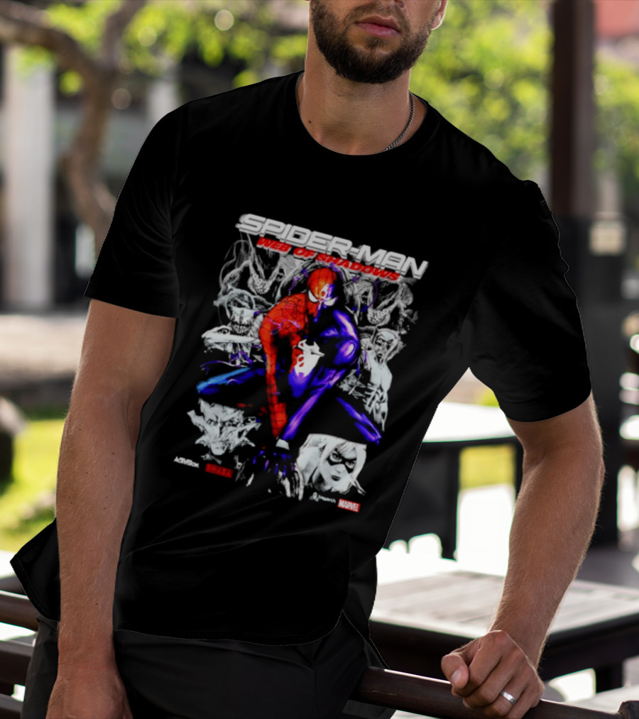 Spider Man Web Of Shadows Marvel Shaba Game T-Shirt