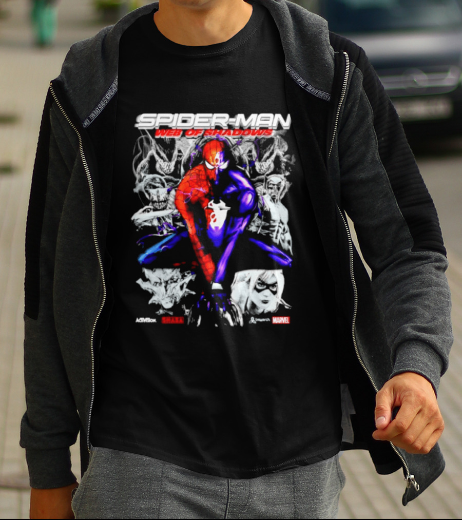Spider Man Web Of Shadows Marvel Shaba Game T-Shirt