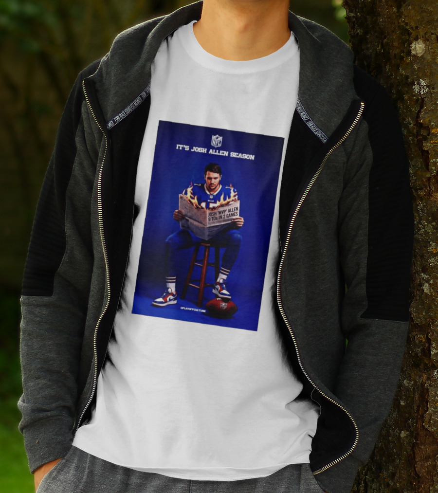 Josh Allen Season Buffalo Bills MVP 9 TDs NFL Football T-Shirt