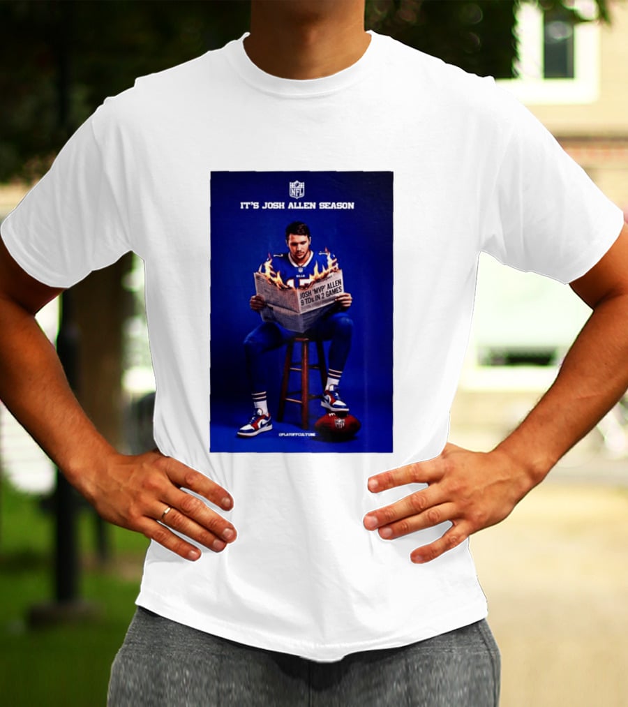 Josh Allen Season Buffalo Bills MVP 9 TDs NFL Football T-Shirt