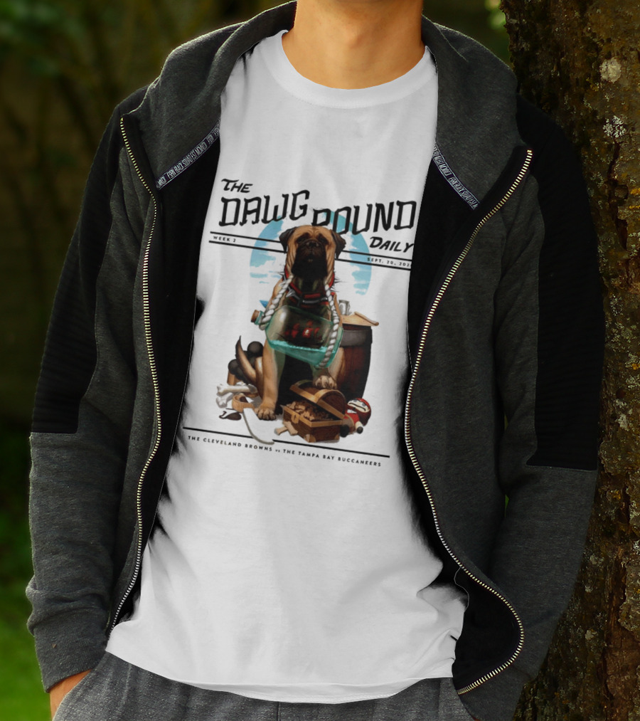 The Dawg Pound Daily Cleveland Browns Vs Tampa Bay Buccaneers Sept 2023 T-Shirt