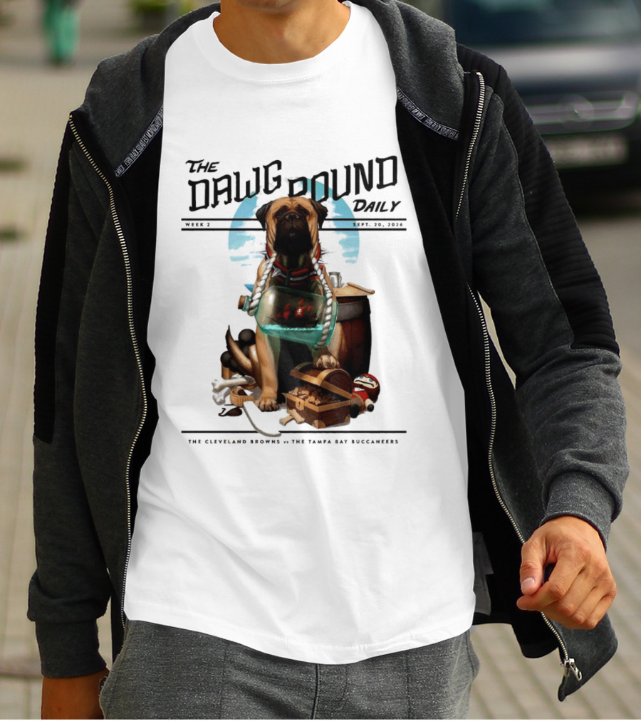 The Dawg Pound Daily Cleveland Browns Vs Tampa Bay Buccaneers Sept 2023 T-Shirt