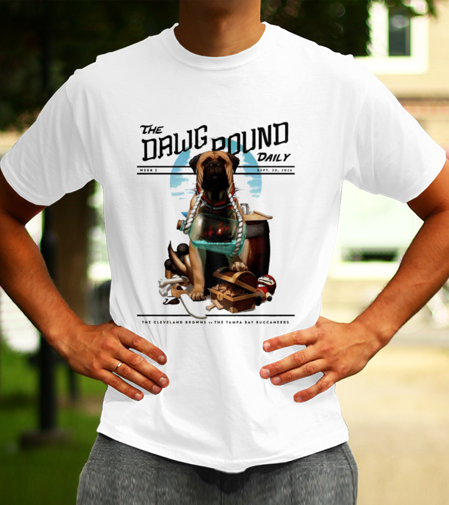 The Dawg Pound Daily Cleveland Browns Vs Tampa Bay Buccaneers Sept 2023 T-Shirt
