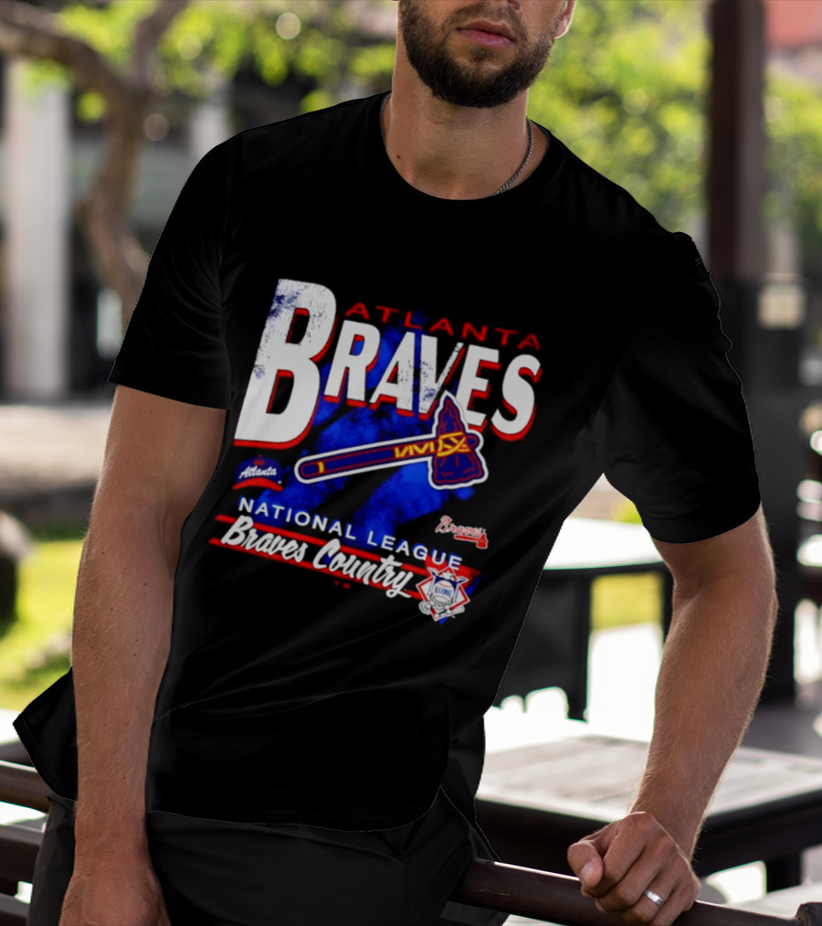 Atlanta Braves National League Braves Country Vintage Tomahawk Iconic Team Spirit T-Shirt