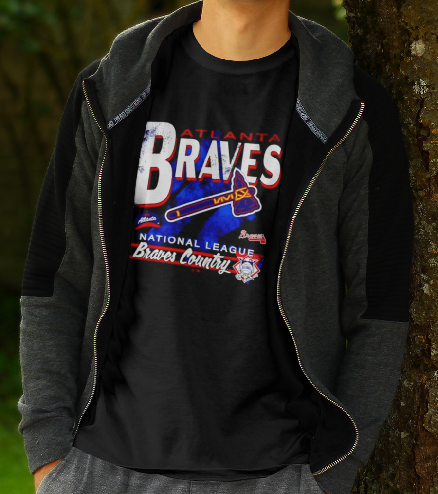 Atlanta Braves National League Braves Country Vintage Tomahawk Iconic Team Spirit T-Shirt