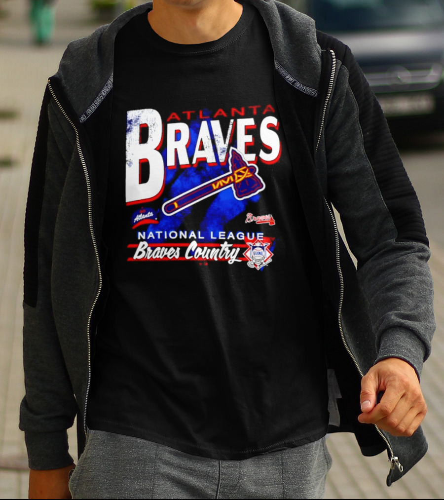 Atlanta Braves National League Braves Country Vintage Tomahawk Iconic Team Spirit T-Shirt