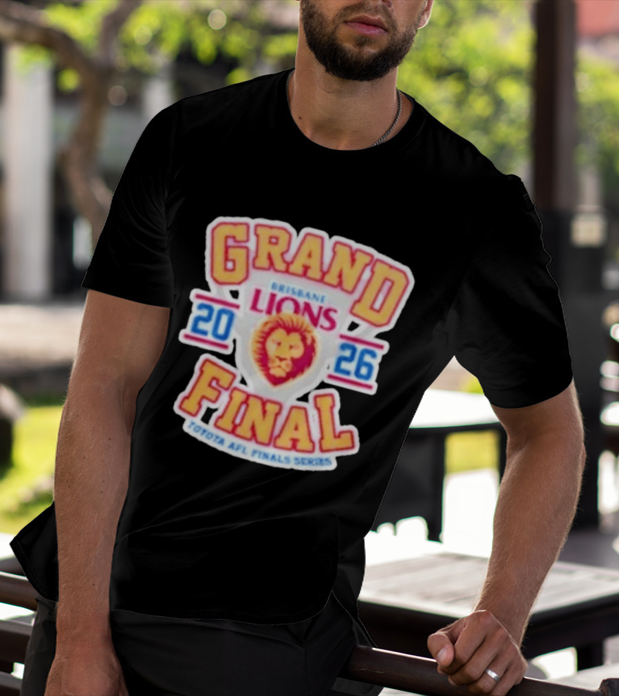 Brisbane Lions 2026 Grand Final Toyota AFL Finals Series T-Shirt