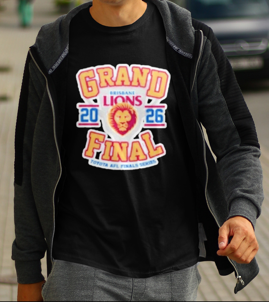 Brisbane Lions 2026 Grand Final Toyota AFL Finals Series T-Shirt