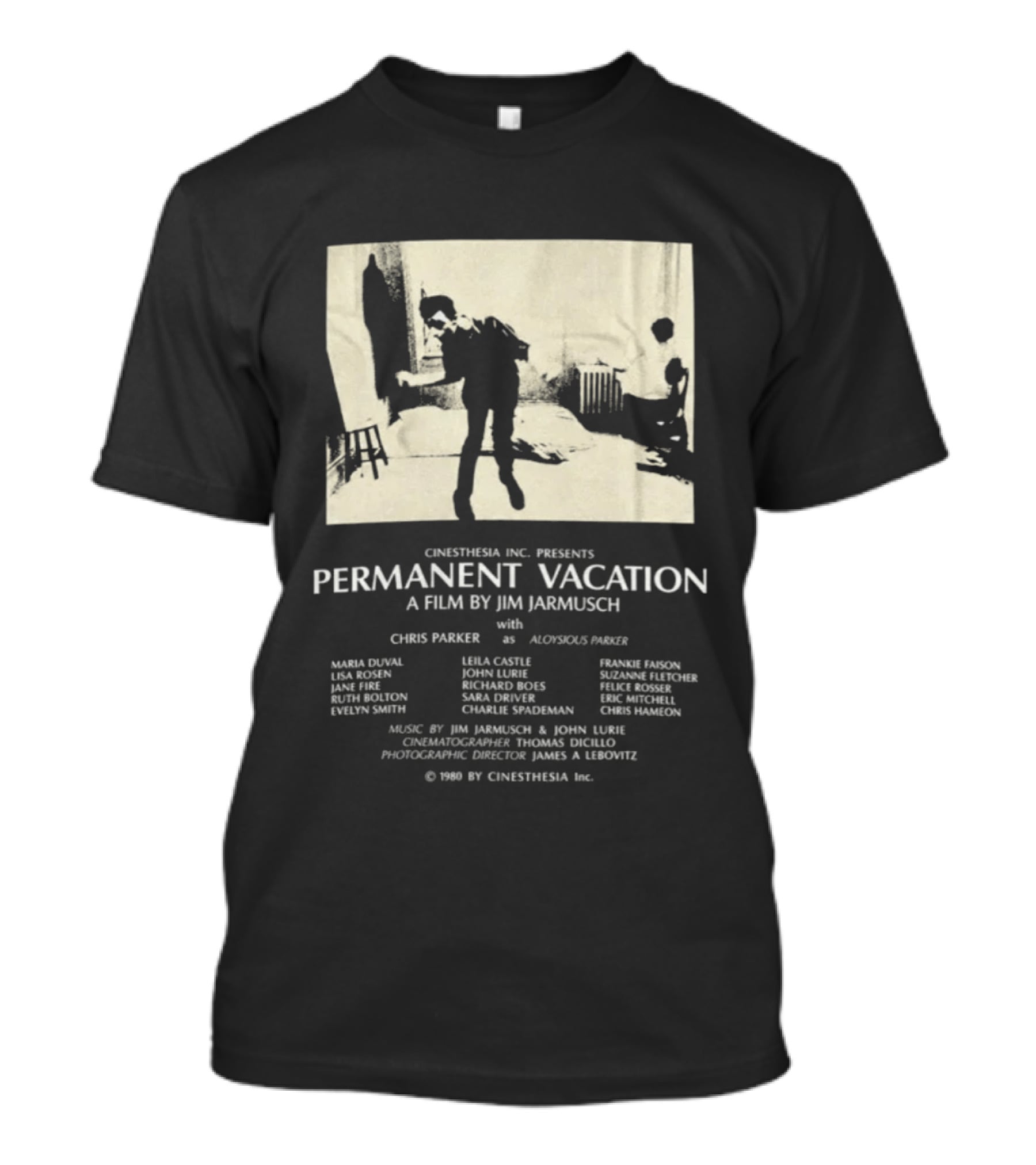 BTS Suga Min Yoongi Chris Parker Jim Jarmusch Permanent Vacation Film T-Shirt