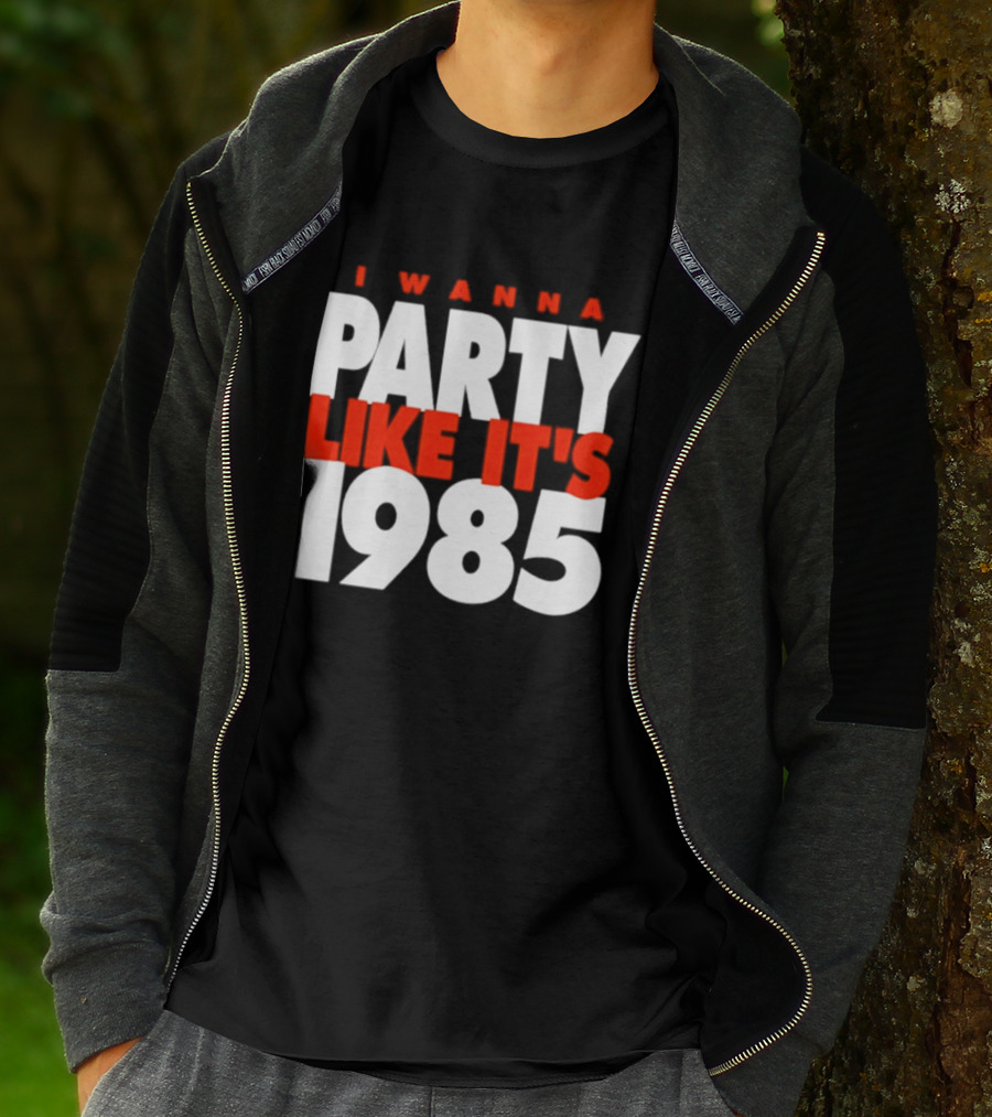 Chicago Bears I Wanna Party Like It's 1985 Retro Nostalgia T-Shirt