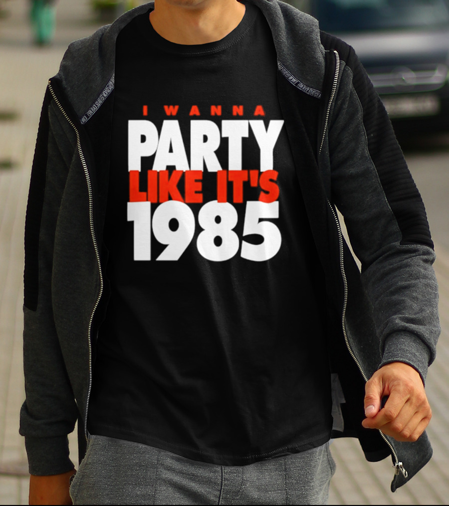 Chicago Bears I Wanna Party Like It's 1985 Retro Nostalgia T-Shirt
