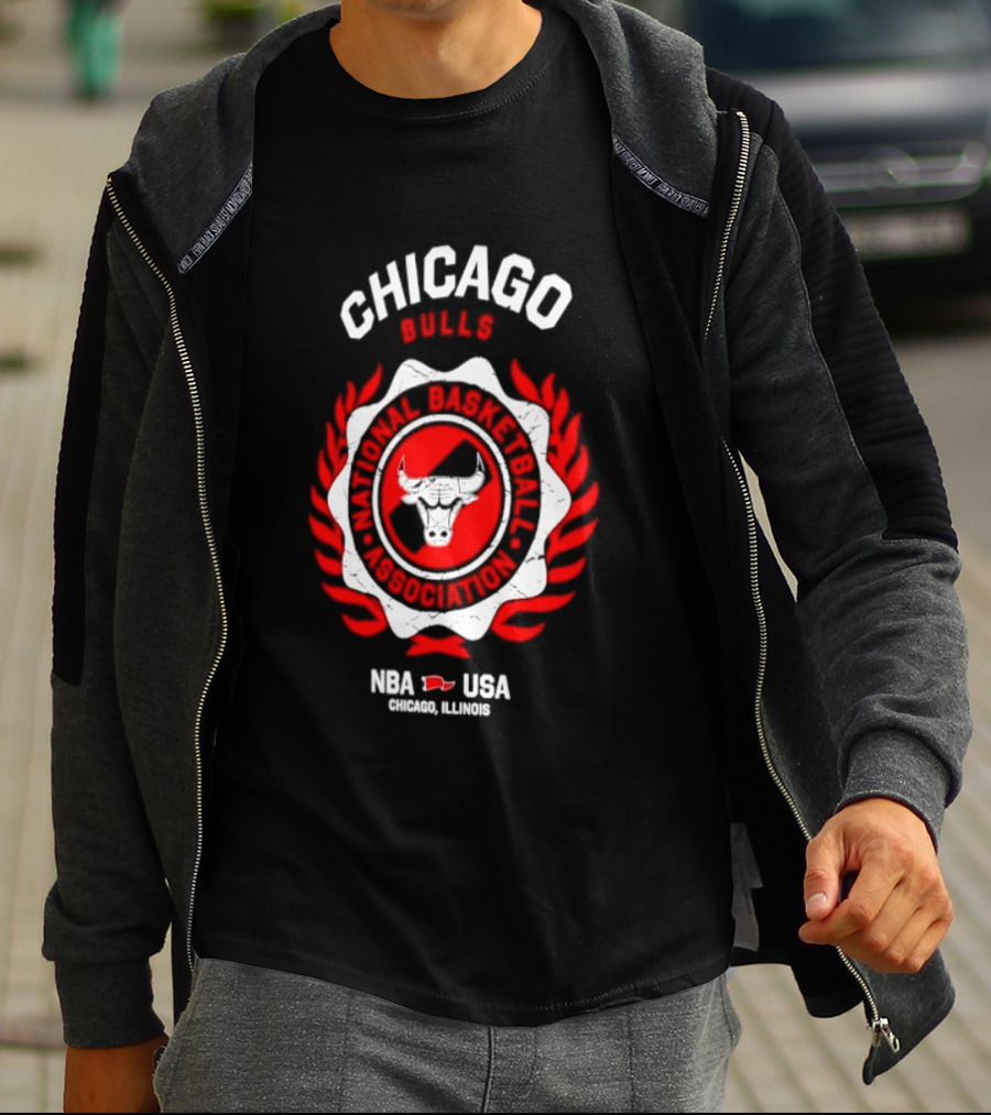 Chicago Bulls NBA USA Central Division Champions Chicago Illinois T-Shirt