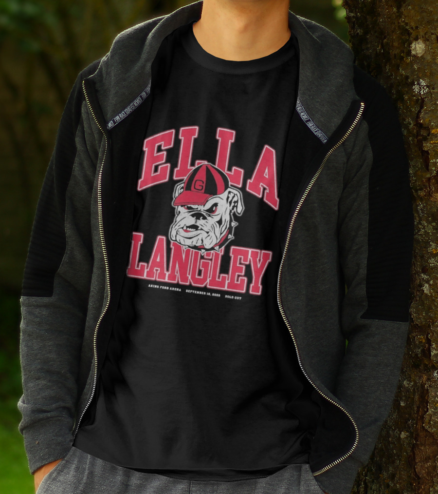 Georgia Bulldogs Ella Langley The Dandelion Tour 2026 Akins Ford Arena September 19 Bulldog T-Shirt