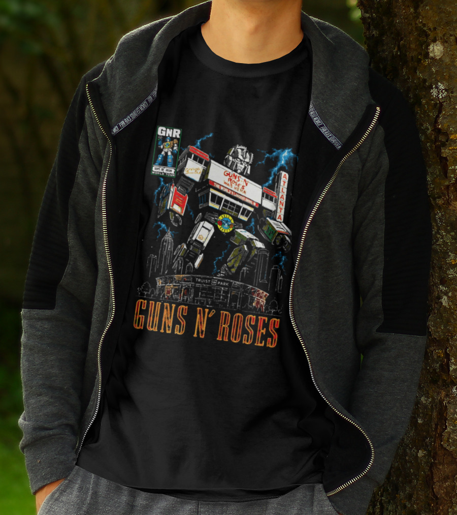 Guns N Roses Truist Park Atlanta GA 2026 Megazord Event September 19 T-Shirt