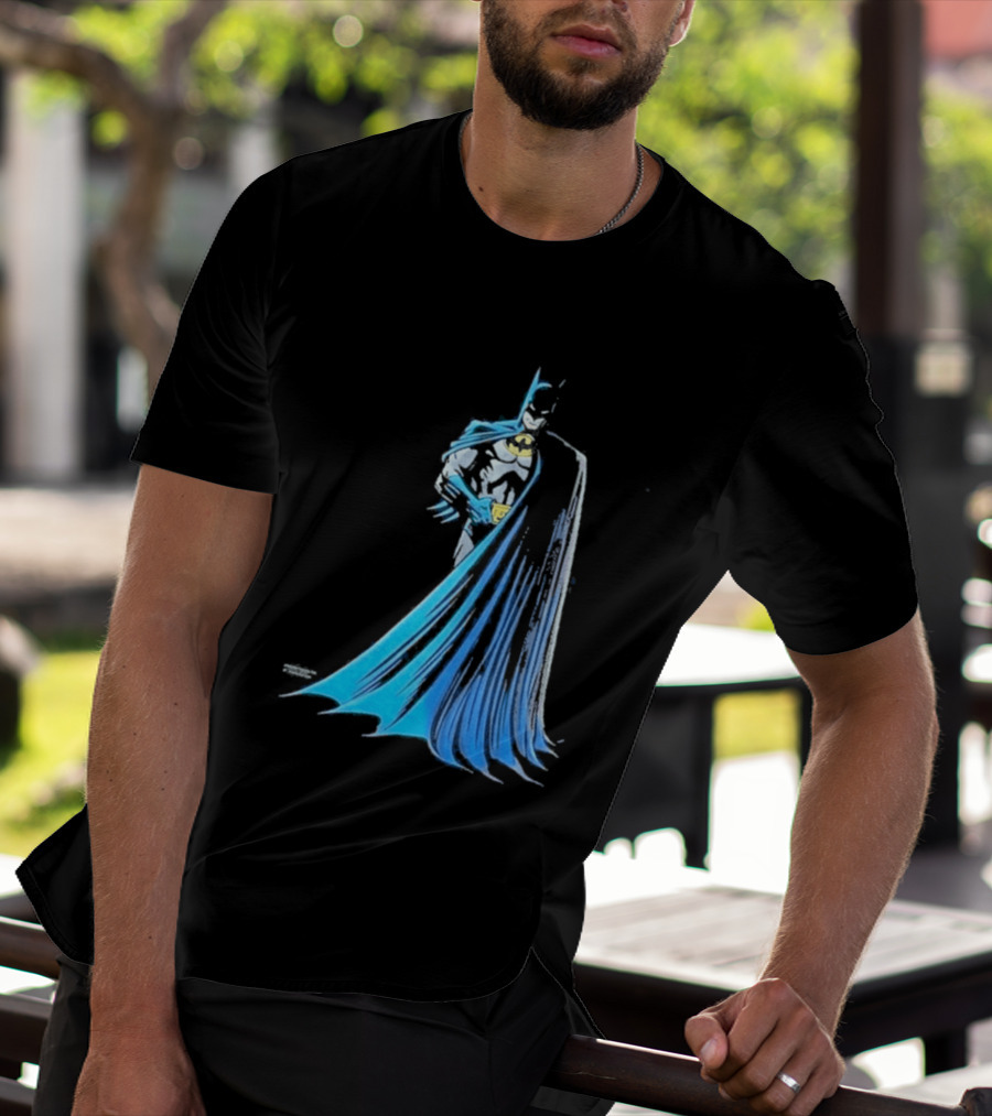 IShowSpeed 1989 Batman DC Comics Blue And Grey Cape T-Shirt