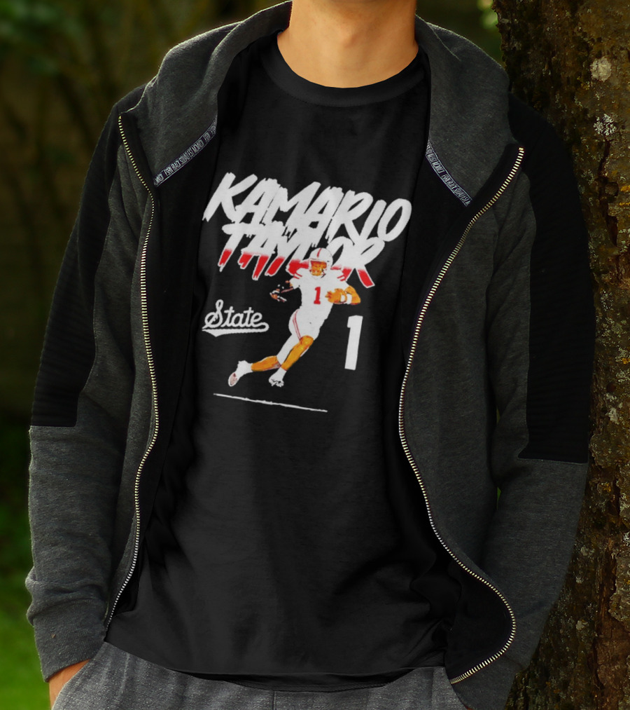 Kamario Taylor State 1 Football Player Bootleg T-Shirt