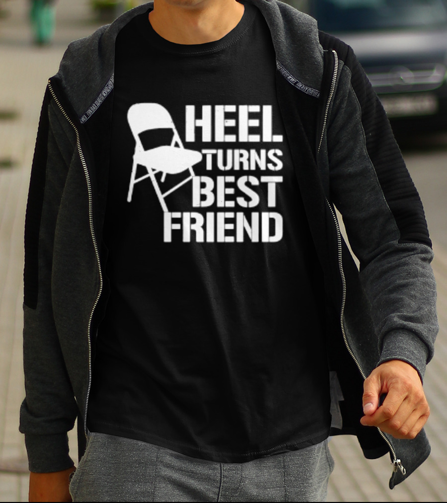 Heel Turns Best Friend Kayfabe Department Folding Chair T-Shirt