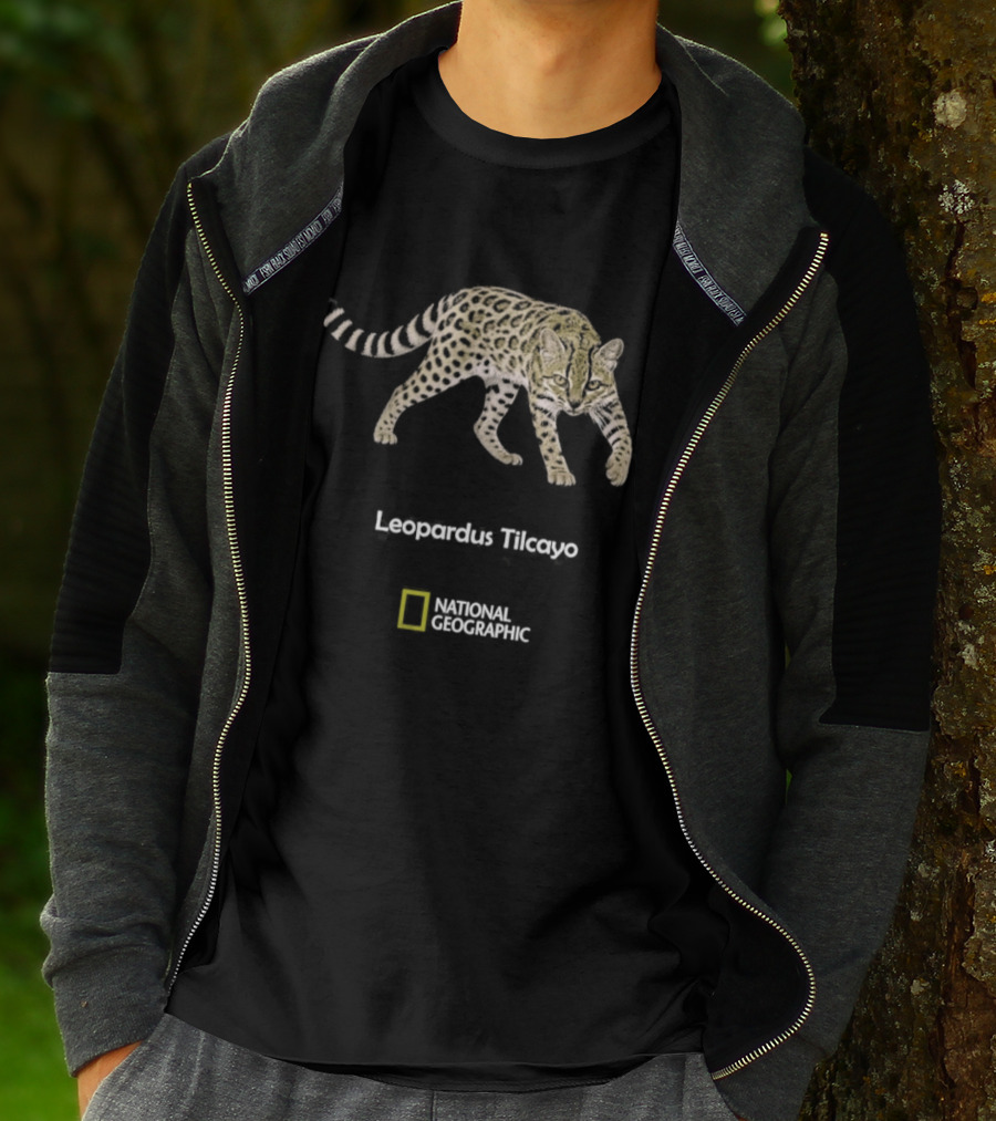 Leopardus Tilcayo National Geographic Wildlife September 2026 Discovery T-Shirt