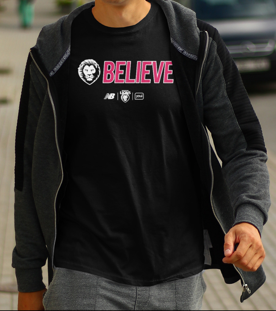 New Balance Lions BELIEVE 2026 Grand Finalist AFL You T-Shirt