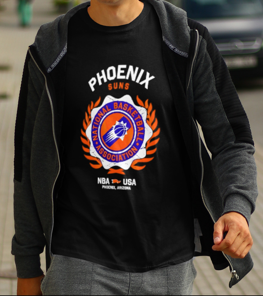 Phoenix Suns NBA National Basketball Association USA Laurel Crest 2026 T-Shirt