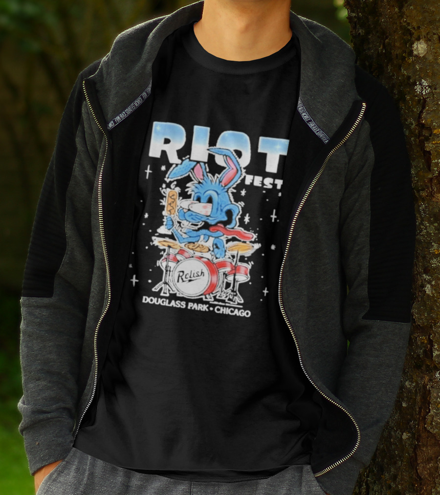 Riot Festival 2026 Douglass Park Chicago Relish Event T-Shirt