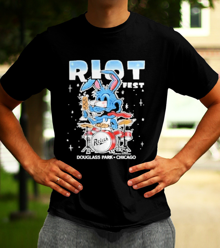 Riot Festival 2026 Douglass Park Chicago Relish Event T-Shirt